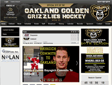 Tablet Screenshot of oaklandhockey.org